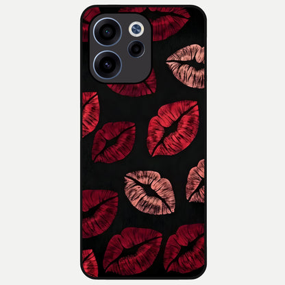  Midnight Kiss Love Glass Case For Oppo Reno 15c back cover – full design glossy printed glass finish