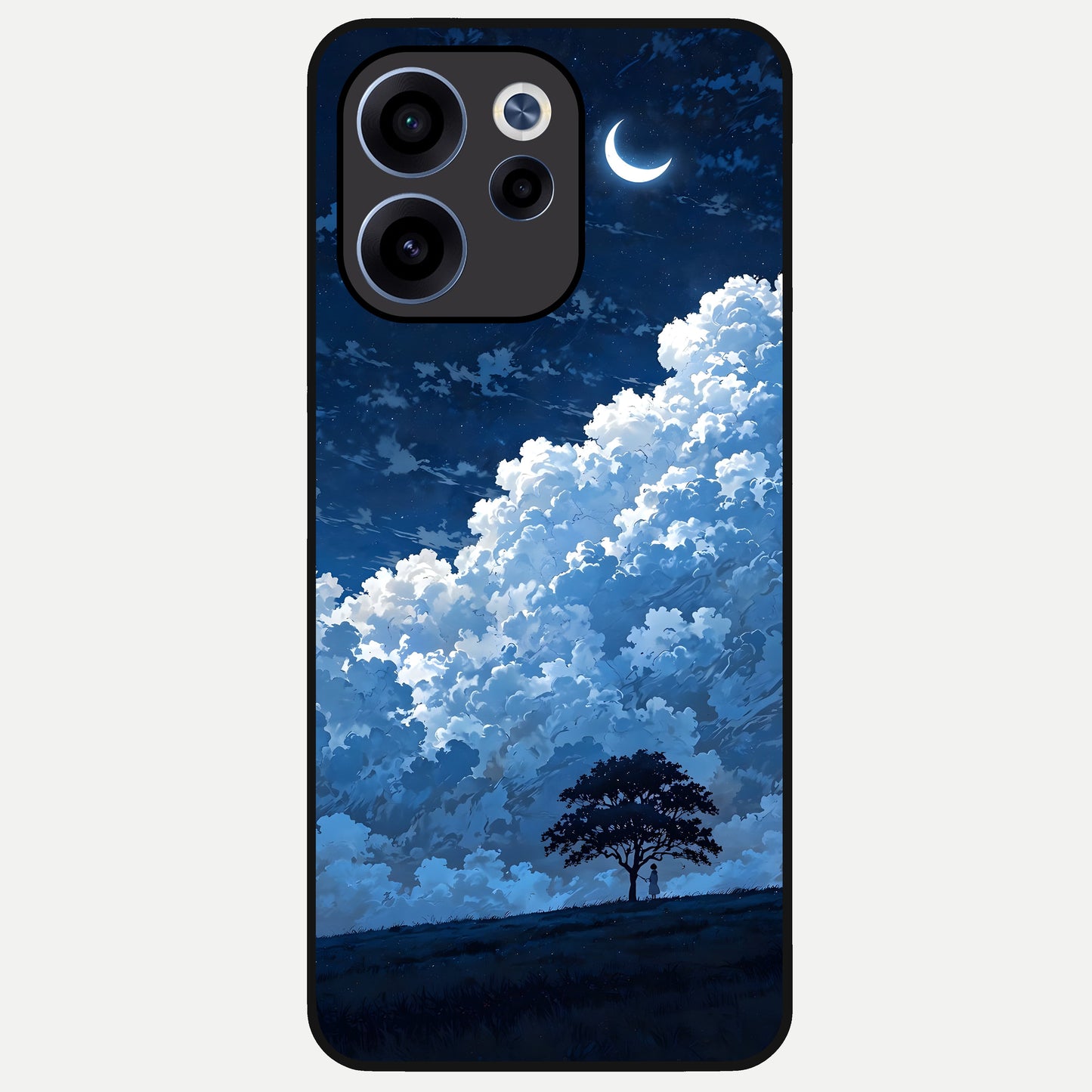  Midnight Sky Serenity Glass Case For Oppo Reno 15c back cover – full design glossy printed glass finish