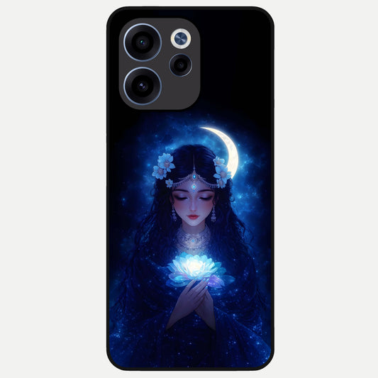  Mystic Moon Queen Glass Case For Oppo Reno 15c back cover – full design glossy printed glass finish