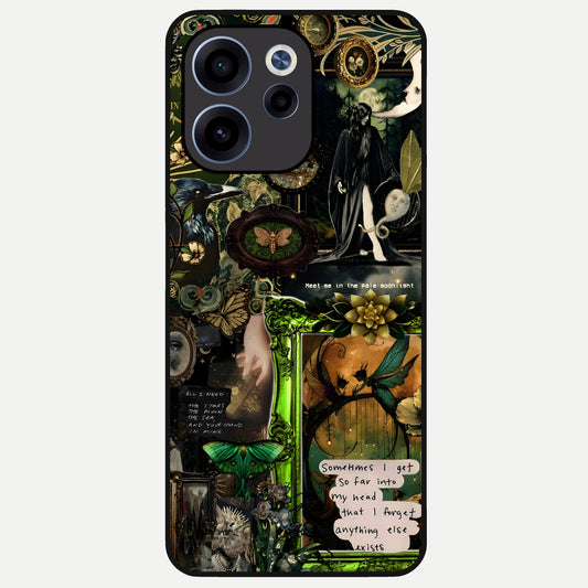  Mystic Woods Secret Glass Case For Oppo Reno 15c back cover – full design glossy printed glass finish