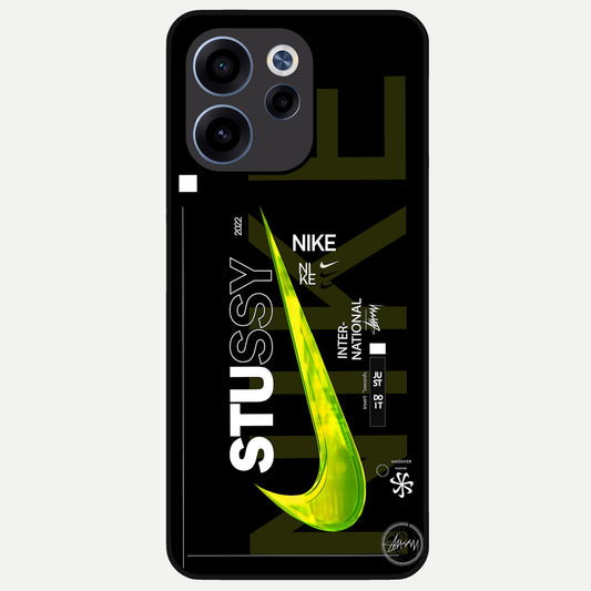  Neon Street Edition Glass Case For Oppo Reno 15c back cover – full design glossy printed glass finish