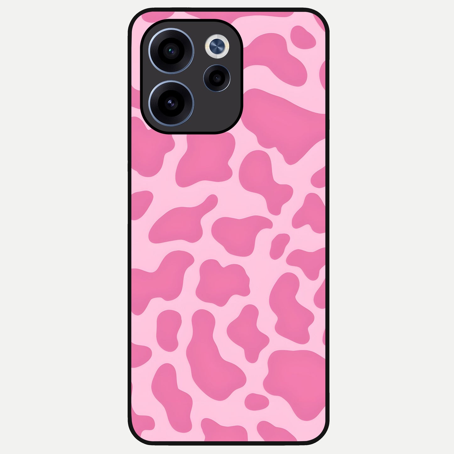  Pinkish Scenery Glass Case For Oppo Reno 15c back cover – full design glossy printed glass finish