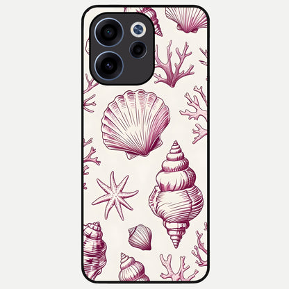  Pink Power Sparks Glass Case For Oppo Reno 15c back cover – full design glossy printed glass finish