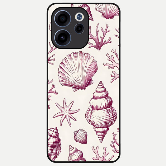  Pink Power Sparks Glass Case For Oppo Reno 15c back cover – full design glossy printed glass finish