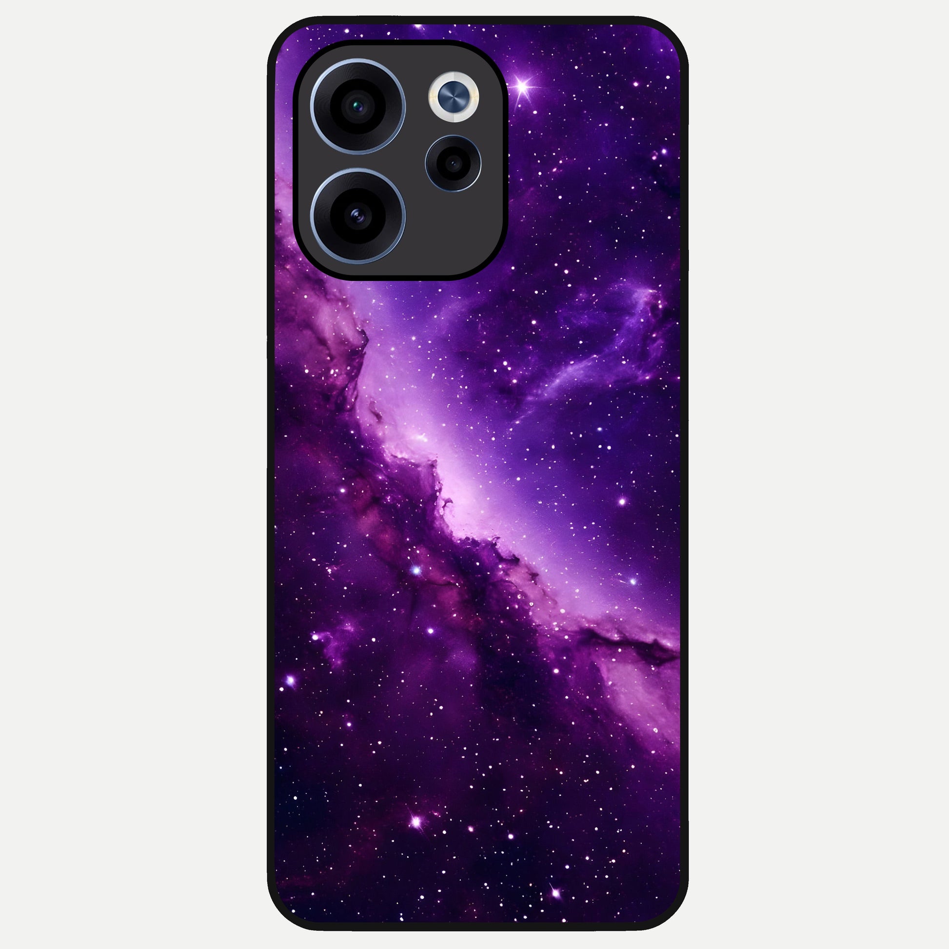  Purple Shade Sky Glass Case For Oppo Reno 15c back cover – full design glossy printed glass finish