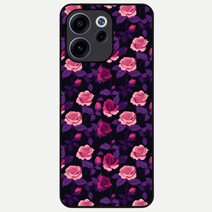  Rose Garden Twilight Glass Case For Oppo Reno 15c back cover – full design glossy printed glass finish