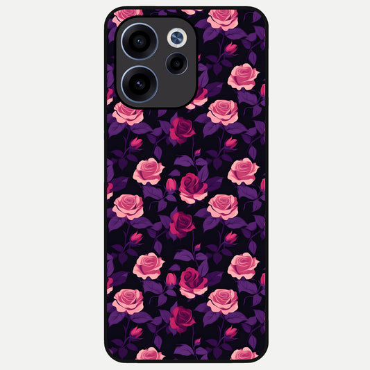  Rose Garden Twilight Glass Case For Oppo Reno 15c back cover – full design glossy printed glass finish