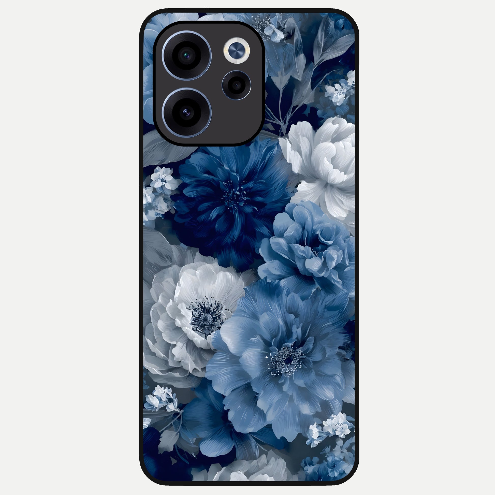  Royal Bloom Garden Glass Case For Oppo Reno 15c back cover – full design glossy printed glass finish