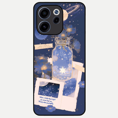  Starlit Cosmic Jar Glass Case For Oppo Reno 15c back cover – full design glossy printed glass finish