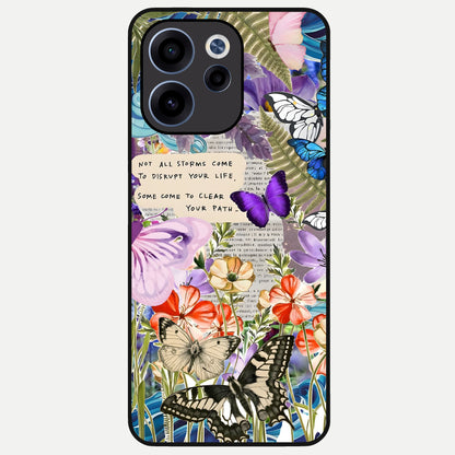 Storm Path Bloom Glass Case For Oppo Reno 15c back cover – full design glossy printed glass finish