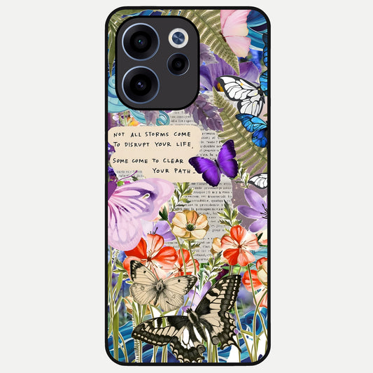  Storm Path Bloom Glass Case For Oppo Reno 15c back cover – full design glossy printed glass finish