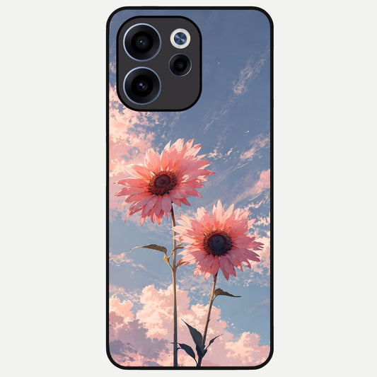  Sun Moon Balance Glass Case For Oppo Reno 15c back cover – full design glossy printed glass finish