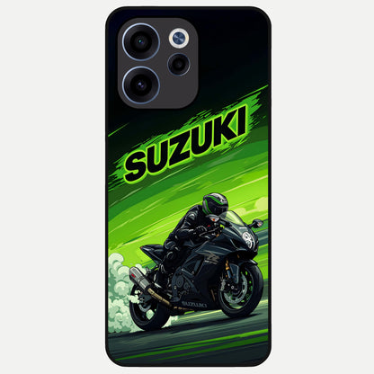  Suzuki Speed Beast Glass Case For Oppo Reno 15c back cover – full design glossy printed glass finish