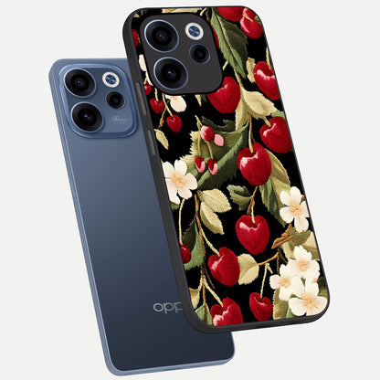 Blooming Spendor Bird phone case For Oppo Reno 15c showing premium glass back cover with detailed artwork