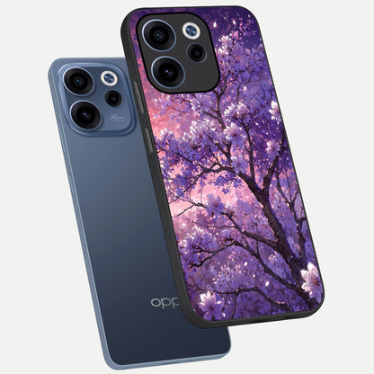  Blossom Tree phone case For Oppo Reno 15c showing premium glass back cover with detailed artwork
