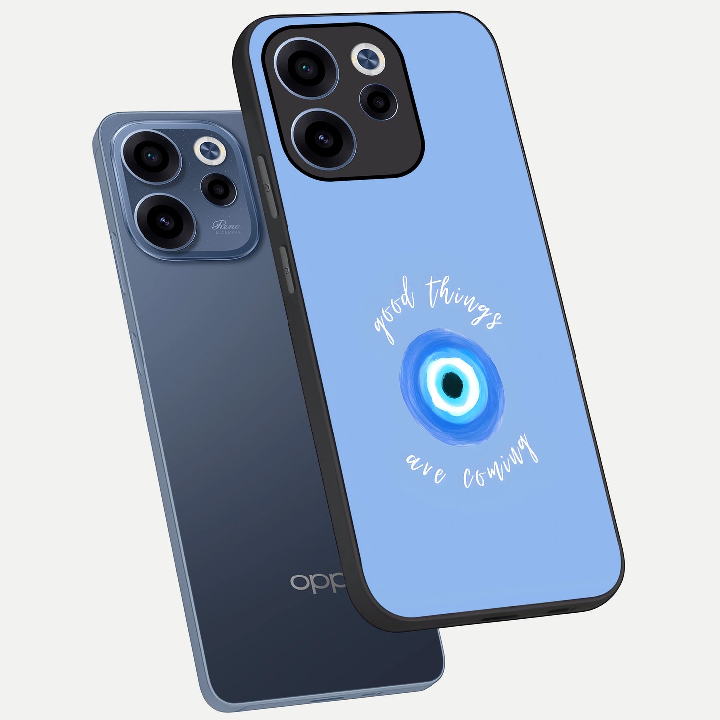  Bright Future Ahead phone case For Oppo Reno 15c showing premium glass back cover with detailed artwork