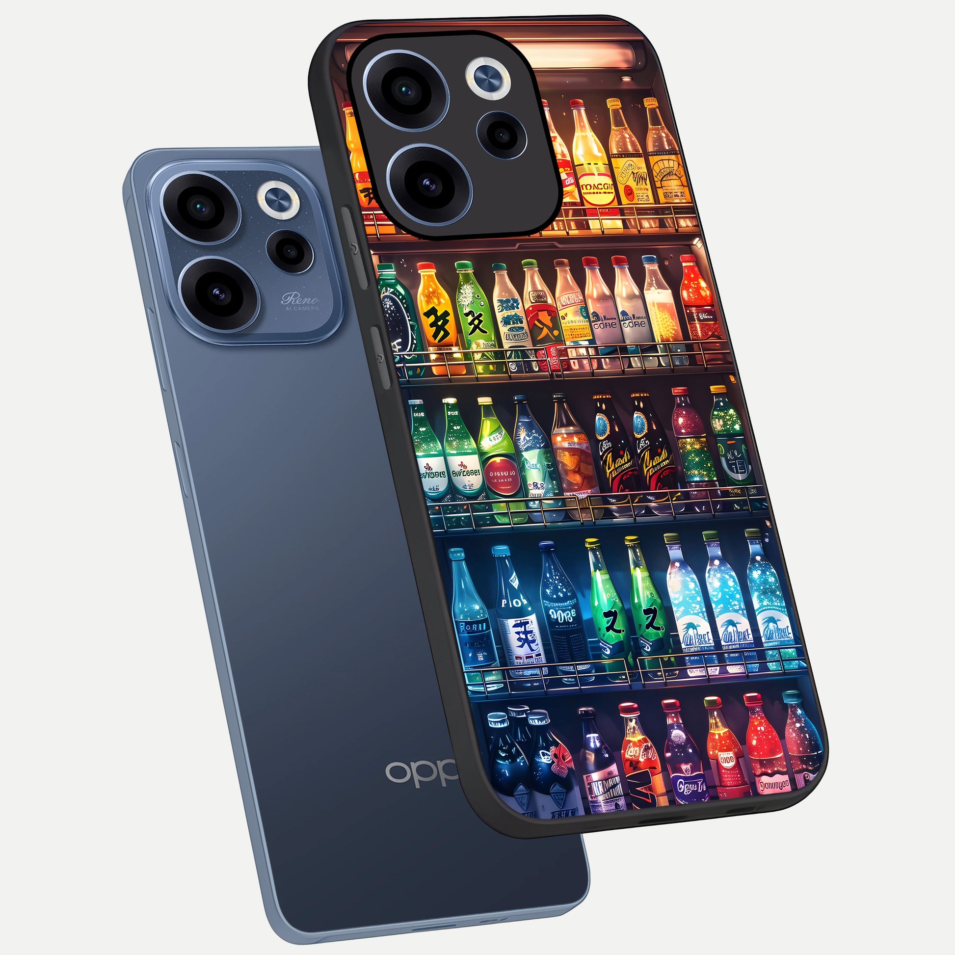  Colorfull Tree phone case For Oppo Reno 15c showing premium glass back cover with detailed artwork