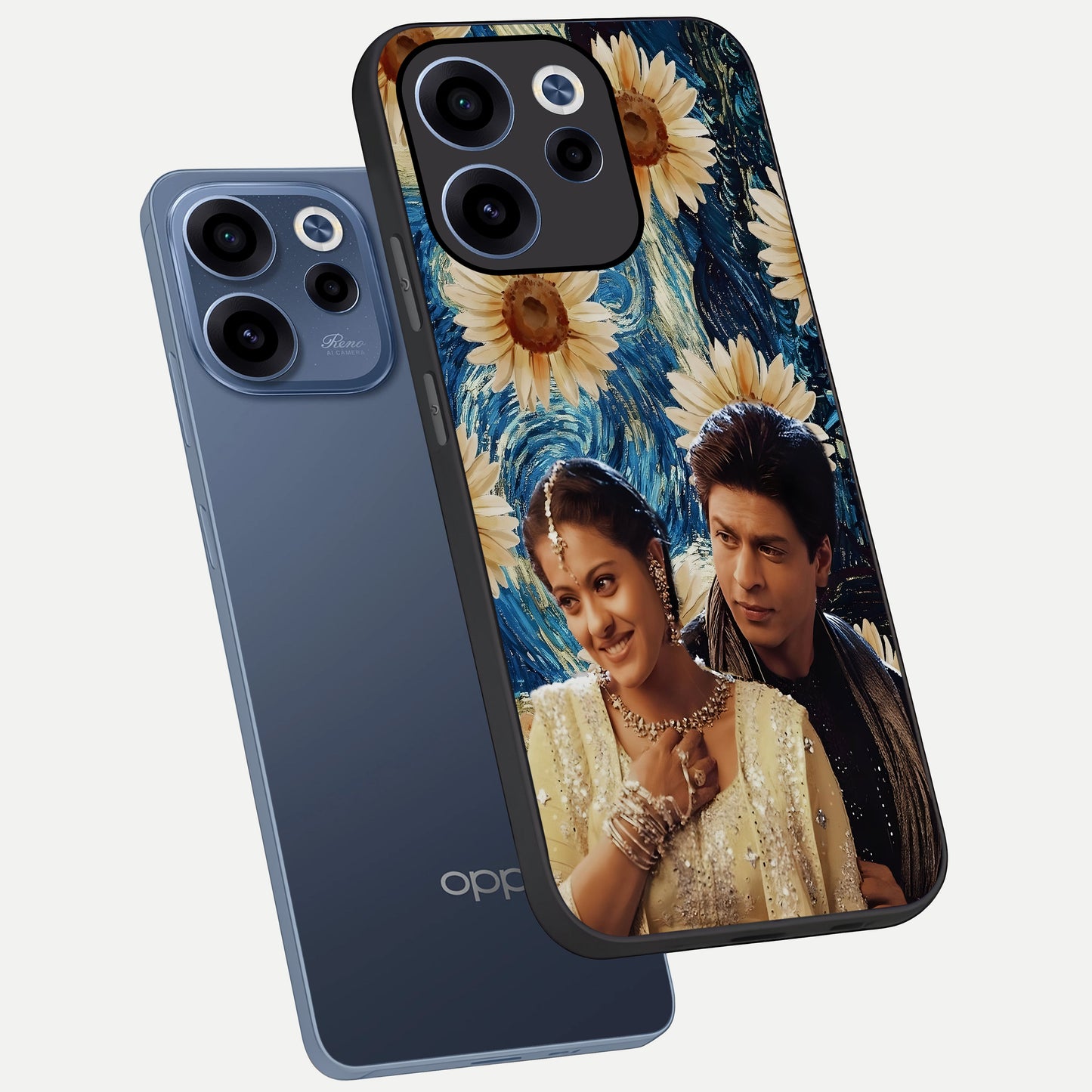  Eternal Love Story phone case For Oppo Reno 15c showing premium glass back cover with detailed artwork