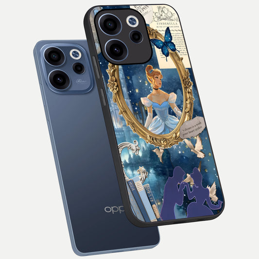  Midnight Queen phone case For Oppo Reno 15c showing premium glass back cover with detailed artwork