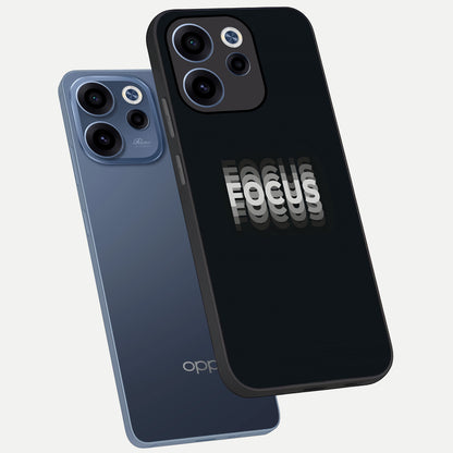  Mono Focus Vision phone case For Oppo Reno 15c showing premium glass back cover with detailed artwork
