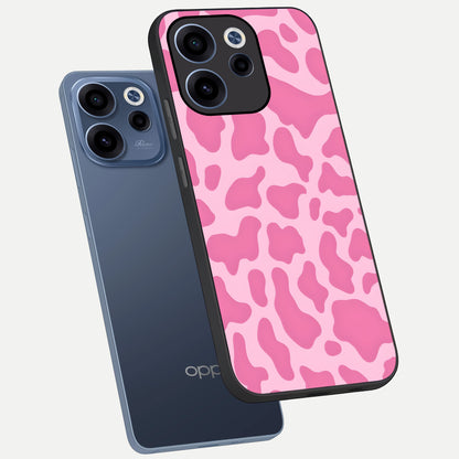  Pinkish Scenery phone case For Oppo Reno 15c showing premium glass back cover with detailed artwork