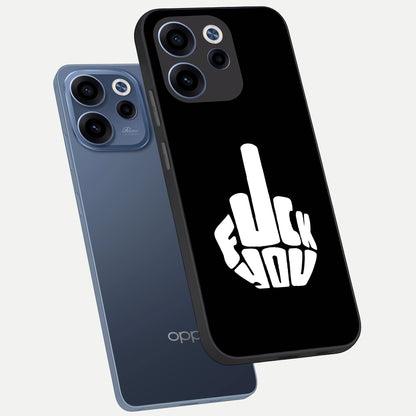  Rebel Mode On phone case For Oppo Reno 15c showing premium glass back cover with detailed artwork