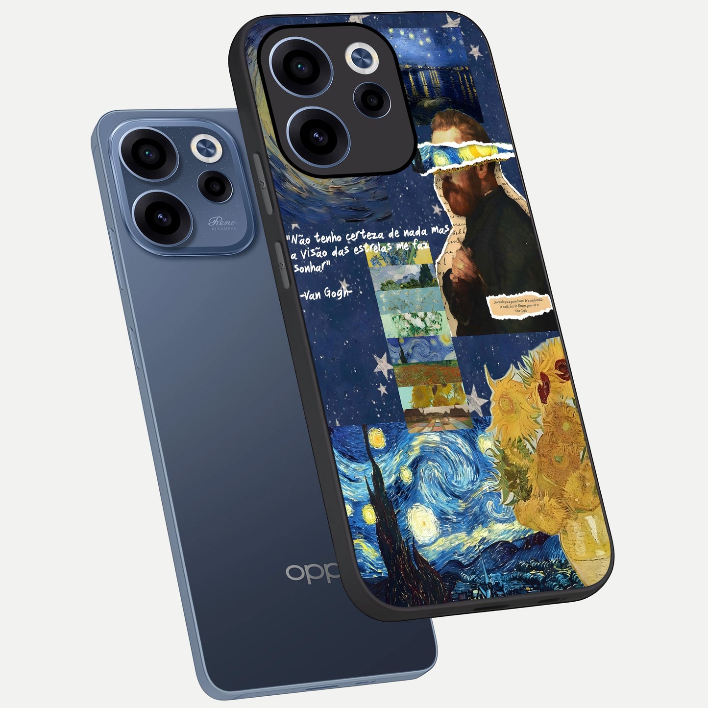  Starry Dream Vision phone case For Oppo Reno 15c showing premium glass back cover with detailed artwork