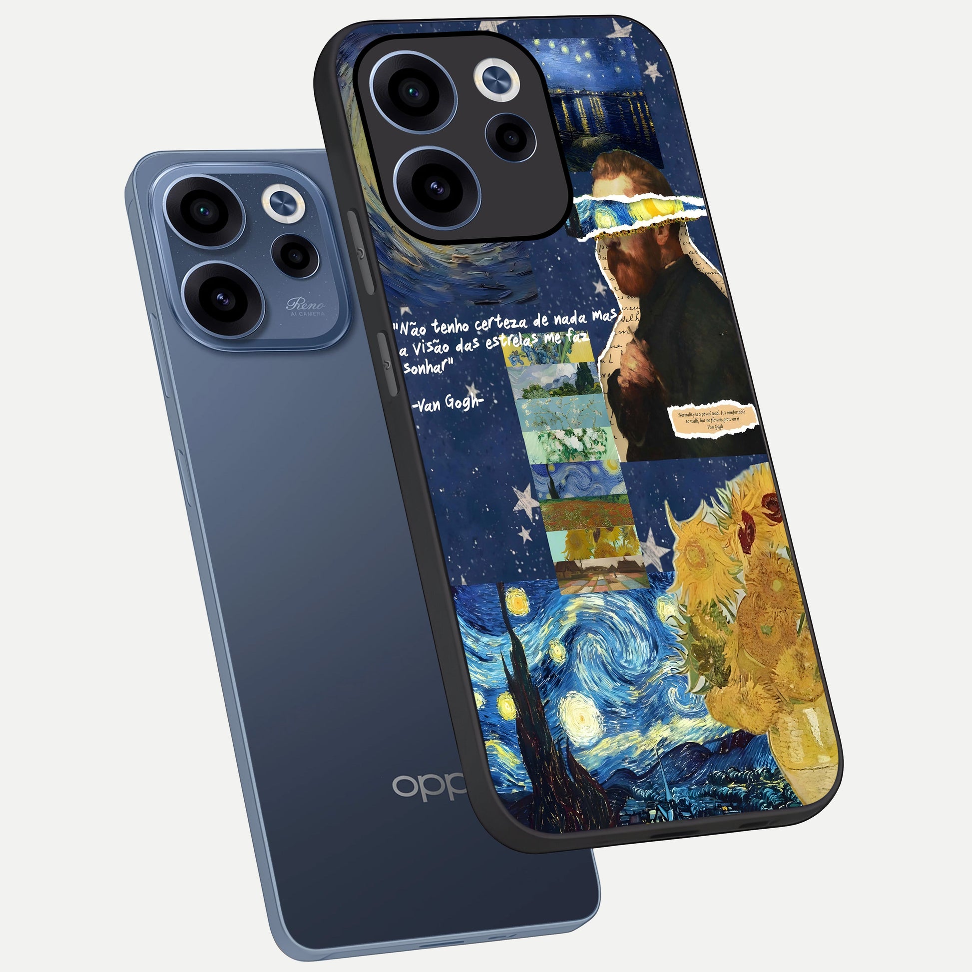  Starry Dream Vision phone case For Oppo Reno 15c showing premium glass back cover with detailed artwork