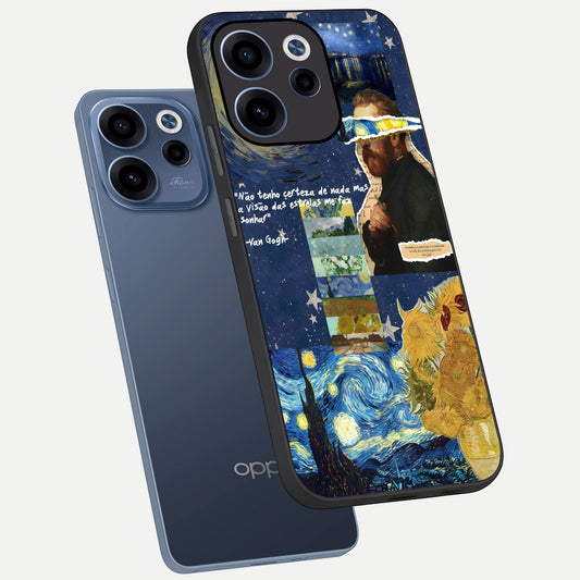  Starry Dream Vision phone case For Oppo Reno 15c showing premium glass back cover with detailed artwork