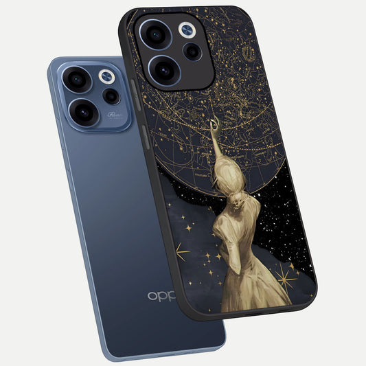  Taylor Swift Girl phone case For Oppo Reno 15c showing premium glass back cover with detailed artwork