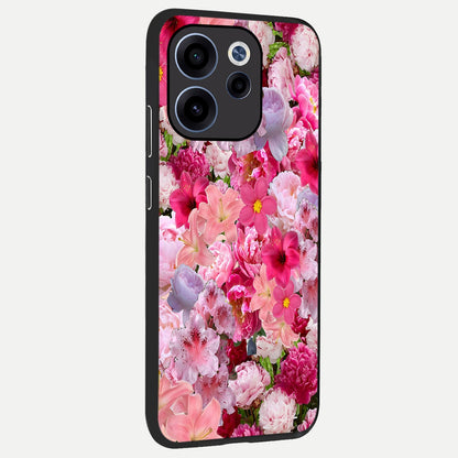  Bloom Crush Fantasy back cover For Oppo Reno 15c slim fit glass case with vibrant aesthetic design