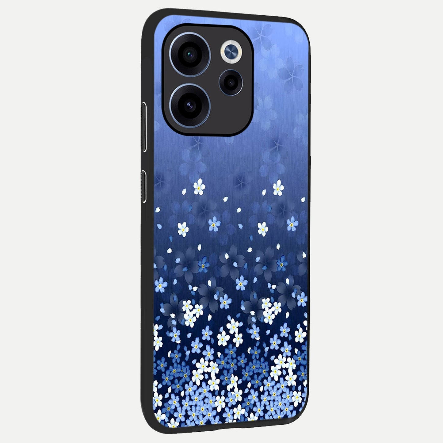  Blue Starry back cover For Oppo Reno 15c slim fit glass case with vibrant aesthetic design