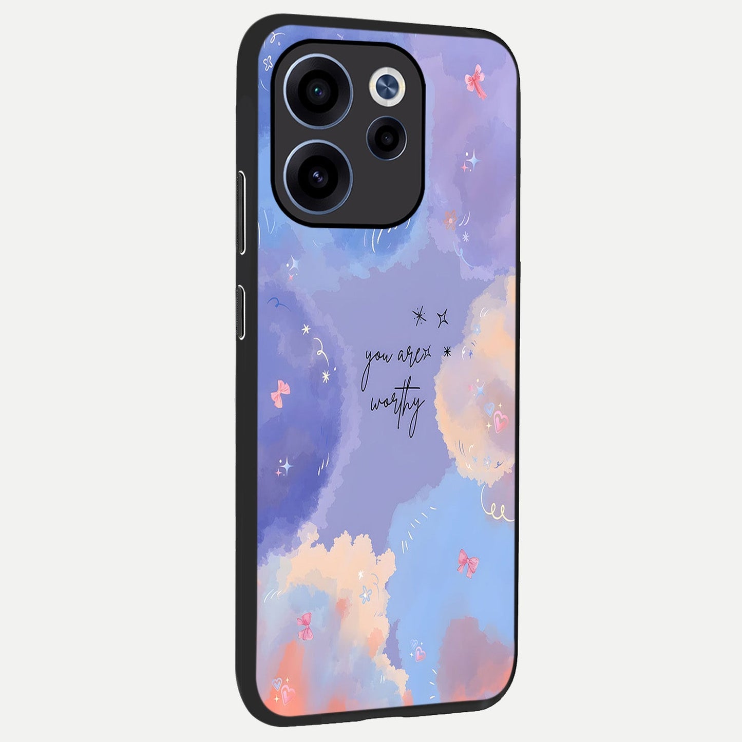  Celestial Cloud Magic back cover For Oppo Reno 15c slim fit glass case with vibrant aesthetic design