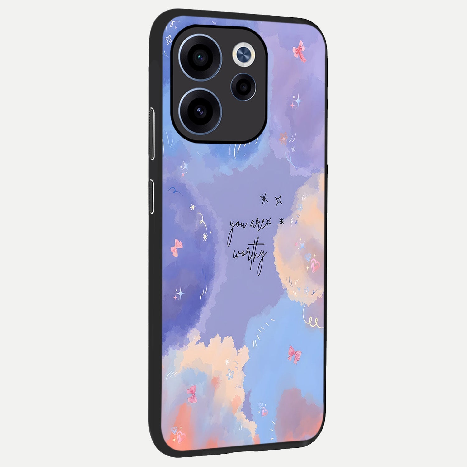  Celestial Cloud Magic back cover For Oppo Reno 15c slim fit glass case with vibrant aesthetic design