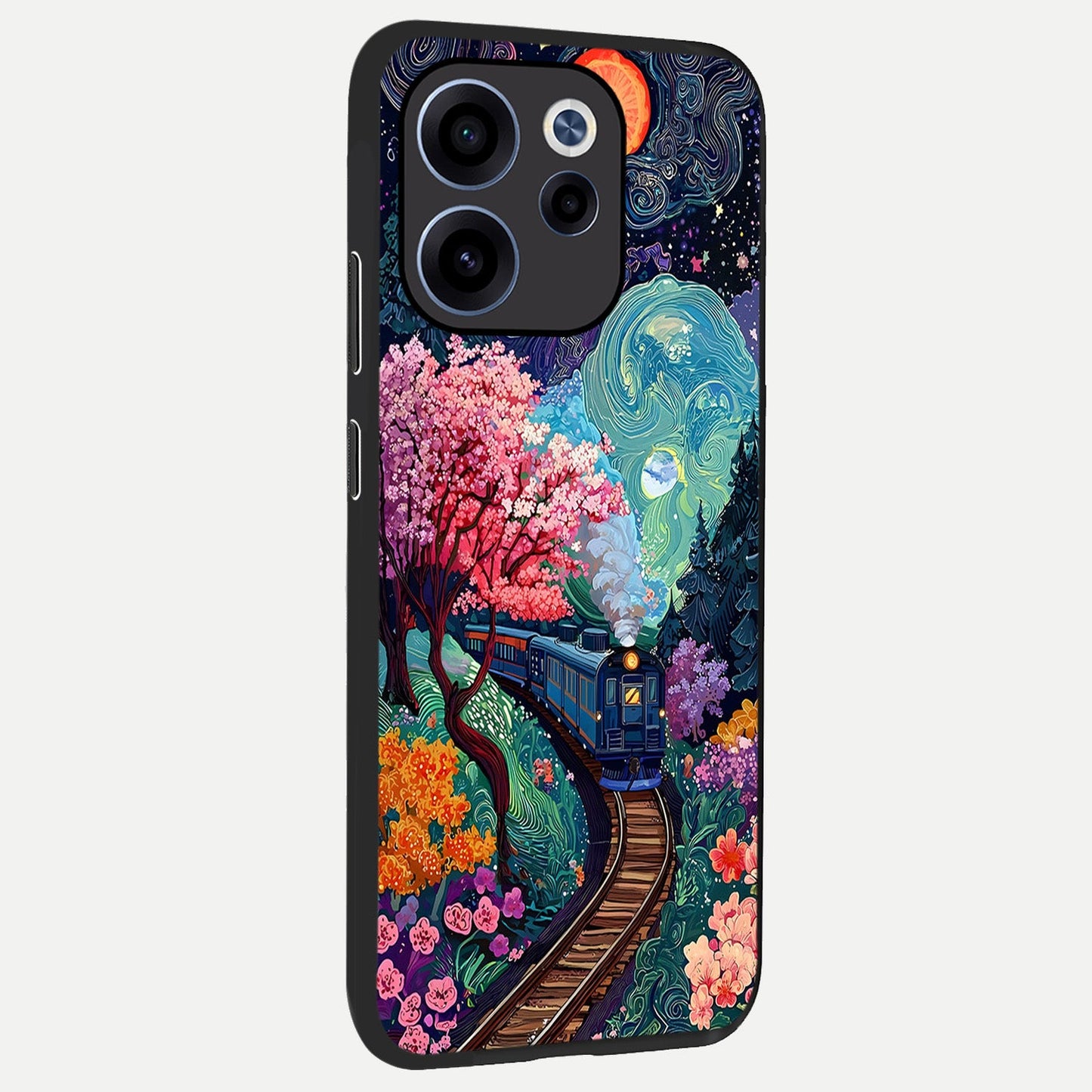  Digital Art back cover For Oppo Reno 15c slim fit glass case with vibrant aesthetic design