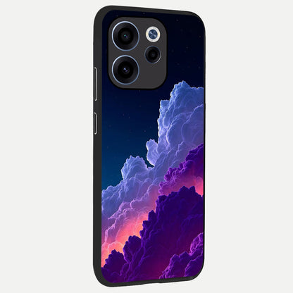  Dreamy Cloud Skies back cover For Oppo Reno 15c slim fit glass case with vibrant aesthetic design
