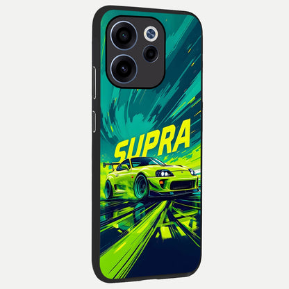  Electric Supra Thunder back cover For Oppo Reno 15c slim fit glass case with vibrant aesthetic design