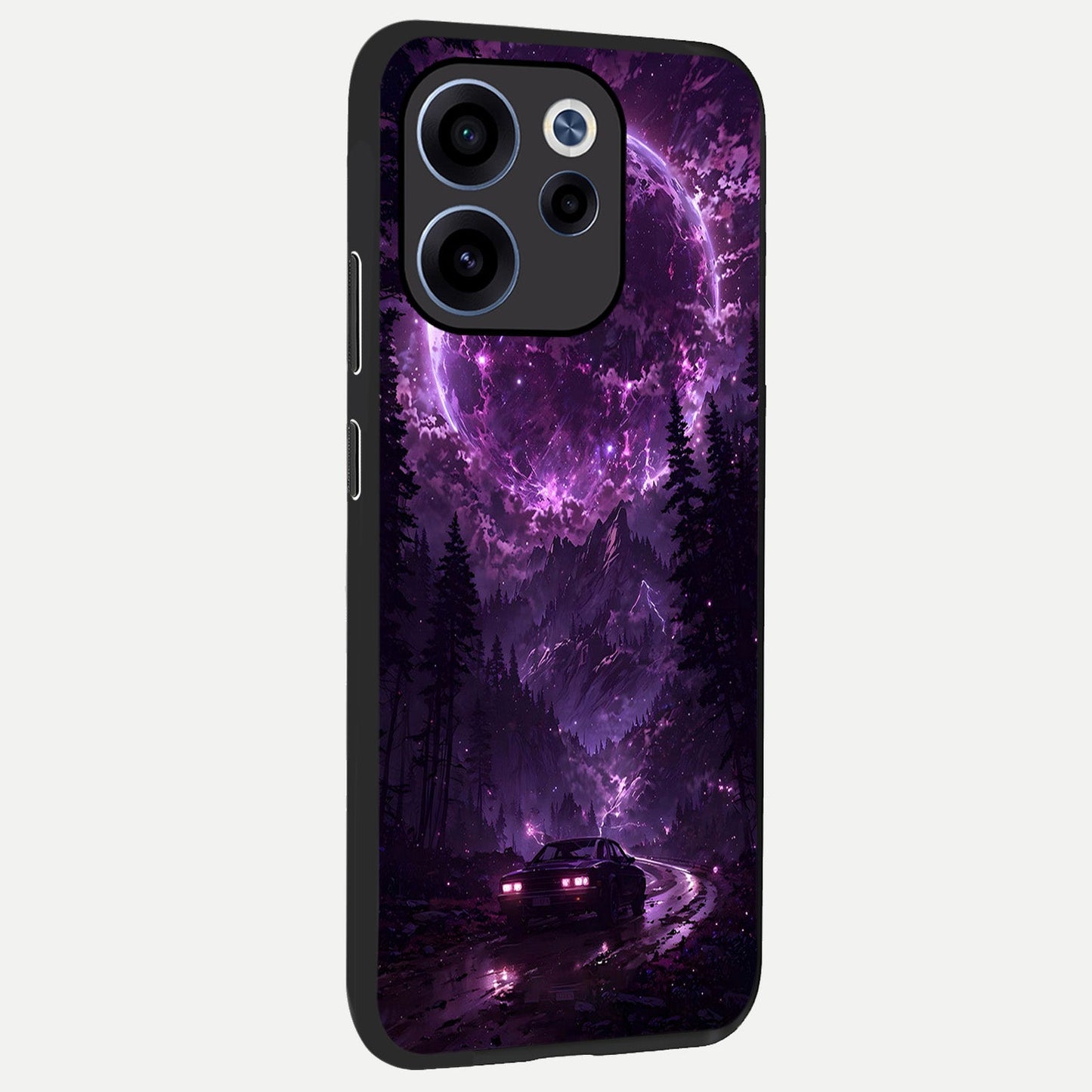  Eternal Cosmic Drive back cover For Oppo Reno 15c slim fit glass case with vibrant aesthetic design