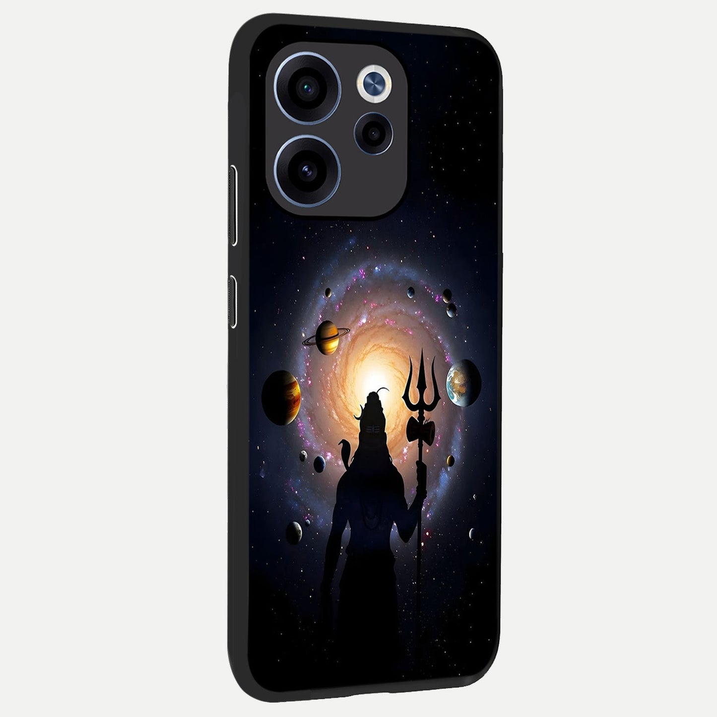  Galactic Shiva Vision back cover For Oppo Reno 15c slim fit glass case with vibrant aesthetic design