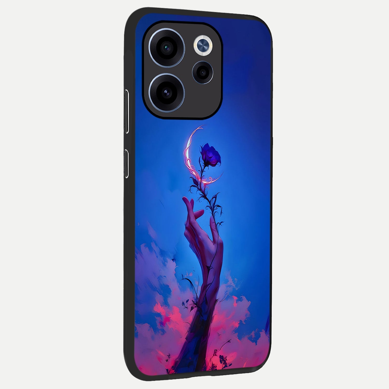  Mystic Hand back cover For Oppo Reno 15c slim fit glass case with vibrant aesthetic design