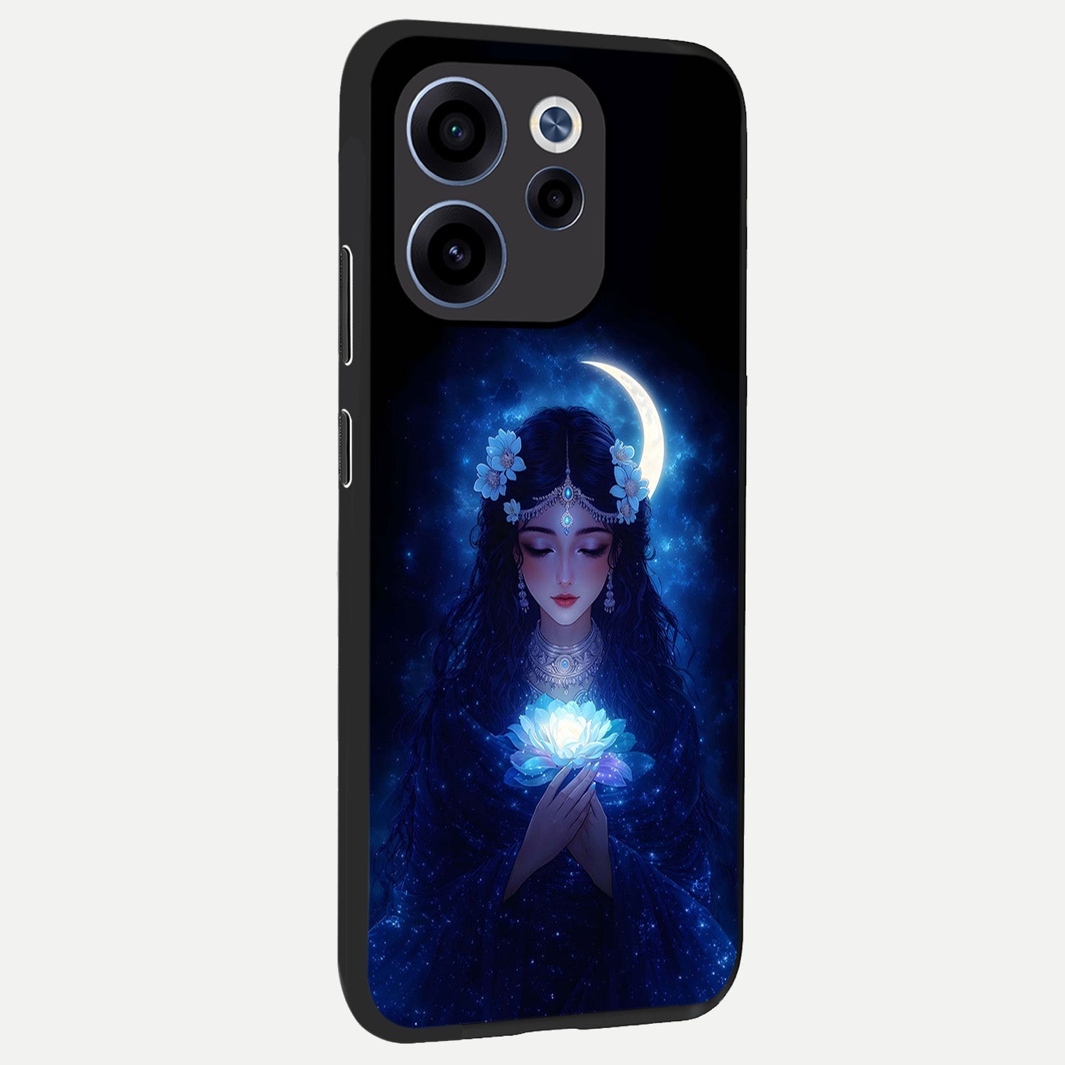  Mystic Moon Queen back cover For Oppo Reno 15c slim fit glass case with vibrant aesthetic design
