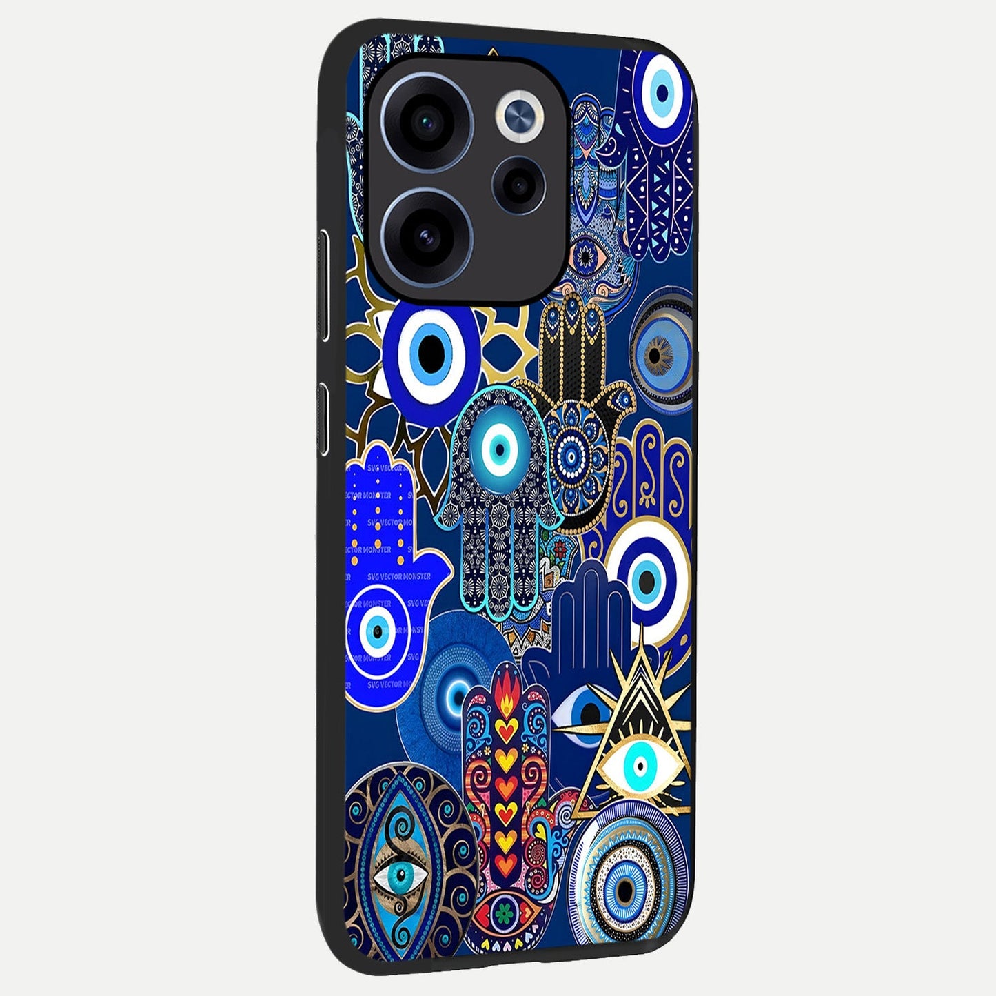  Mystic Palm Guard back cover For Oppo Reno 15c slim fit glass case with vibrant aesthetic design