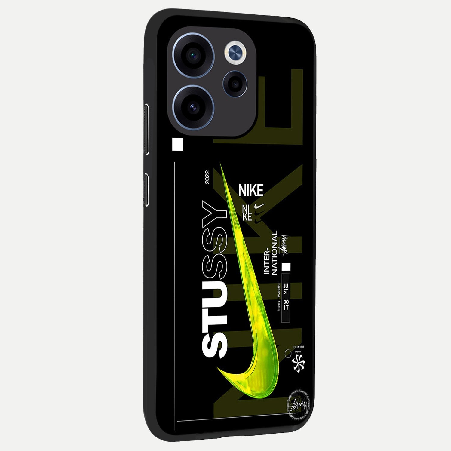  Neon Street Edition back cover For Oppo Reno 15c slim fit glass case with vibrant aesthetic design