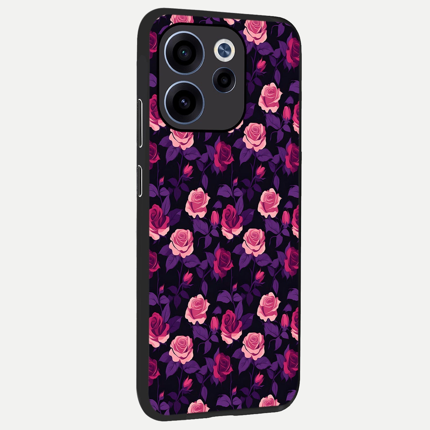  Rose Garden Twilight back cover For Oppo Reno 15c slim fit glass case with vibrant aesthetic design