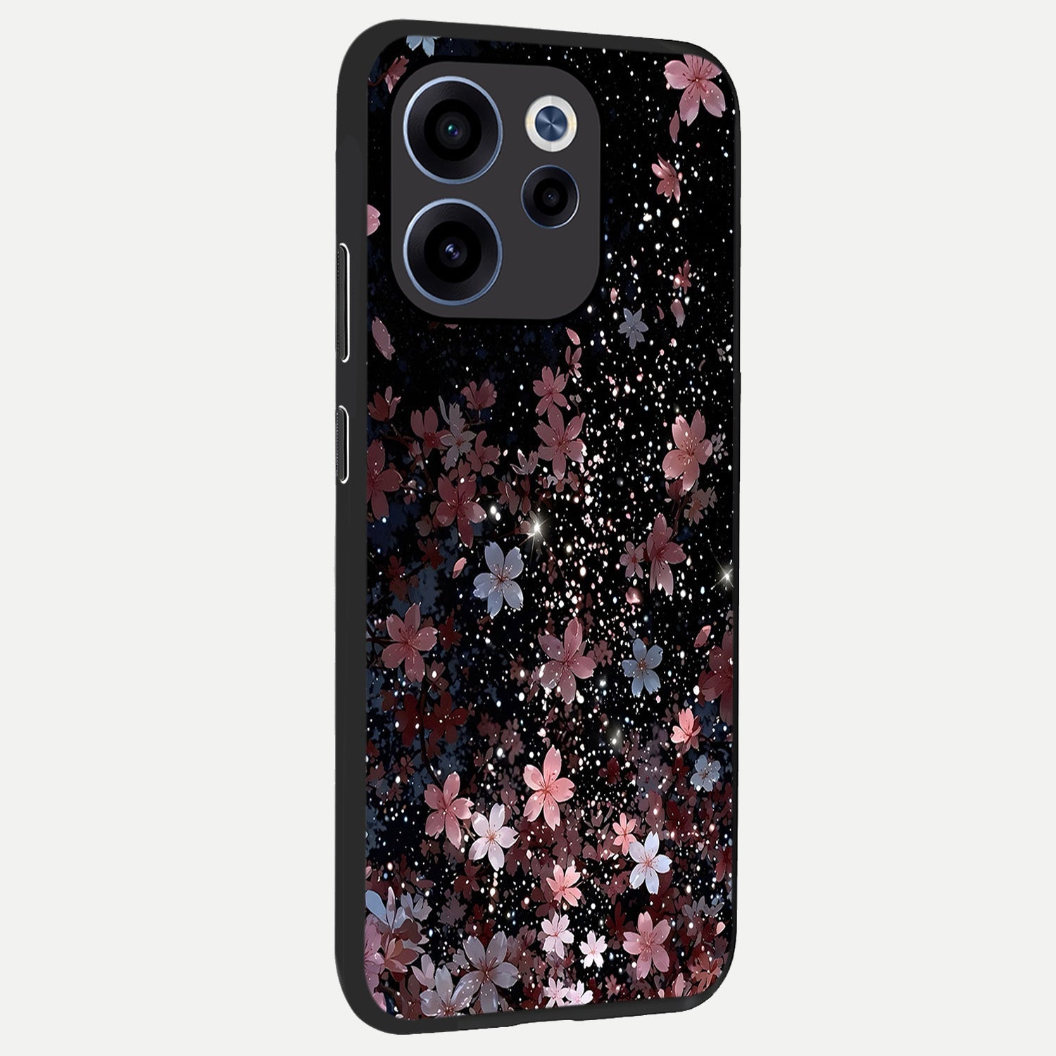  Starlit Flower Dreams back cover For Oppo Reno 15c slim fit glass case with vibrant aesthetic design