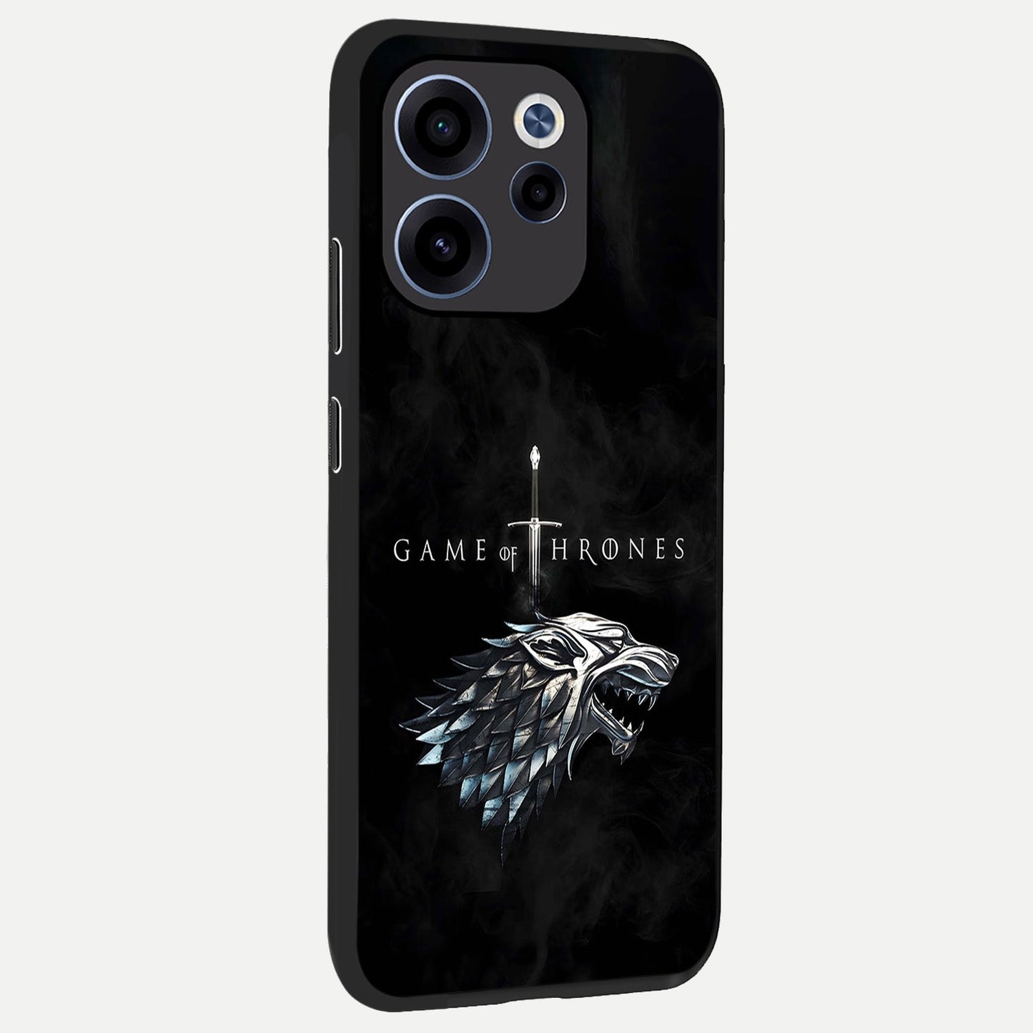  Throne Wolf Legacy back cover For Oppo Reno 15c slim fit glass case with vibrant aesthetic design