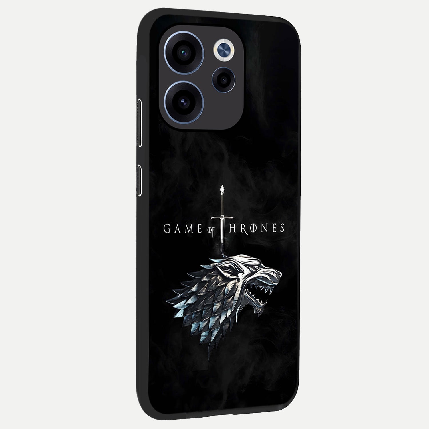  Throne Wolf Legacy back cover For Oppo Reno 15c slim fit glass case with vibrant aesthetic design