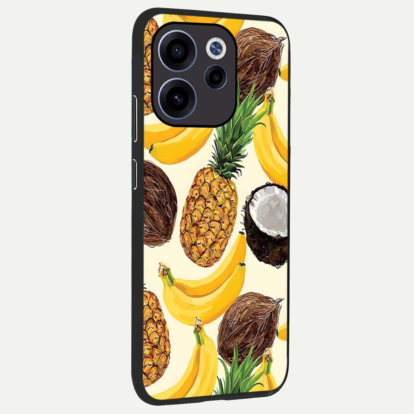  Tropical Fruit Mood back cover For Oppo Reno 15c slim fit glass case with vibrant aesthetic design