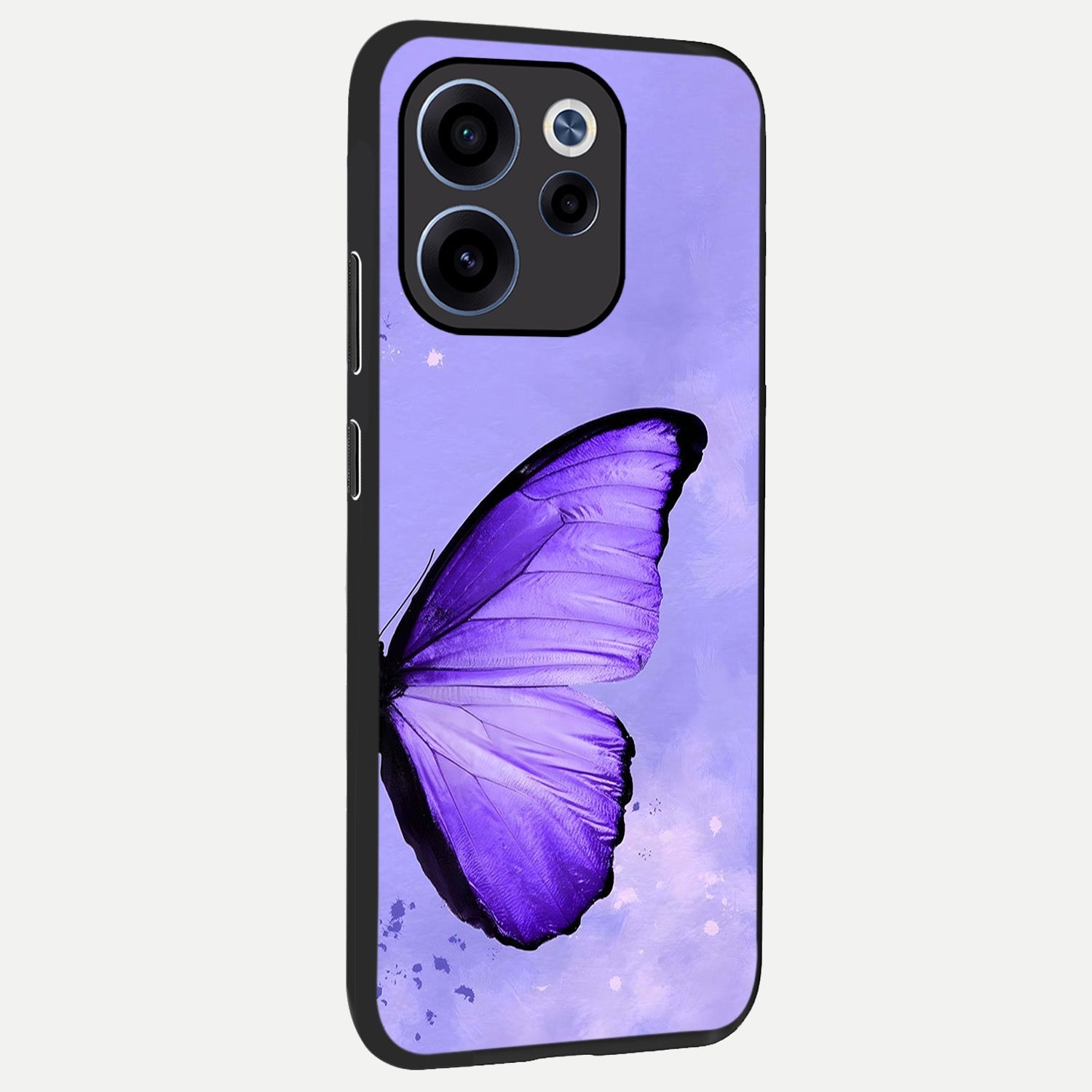  Violet Dream Wing back cover For Oppo Reno 15c slim fit glass case with vibrant aesthetic design