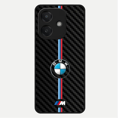  BMW Pattern Glass Case For Oppo A3x 5G back cover – full design glossy printed glass finish